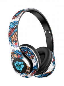 Наушники беспроводные Bluetooth с микрофоном и радио Орбита OT-ERB48 Белые